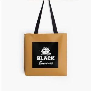 Black Summer All over tote bag